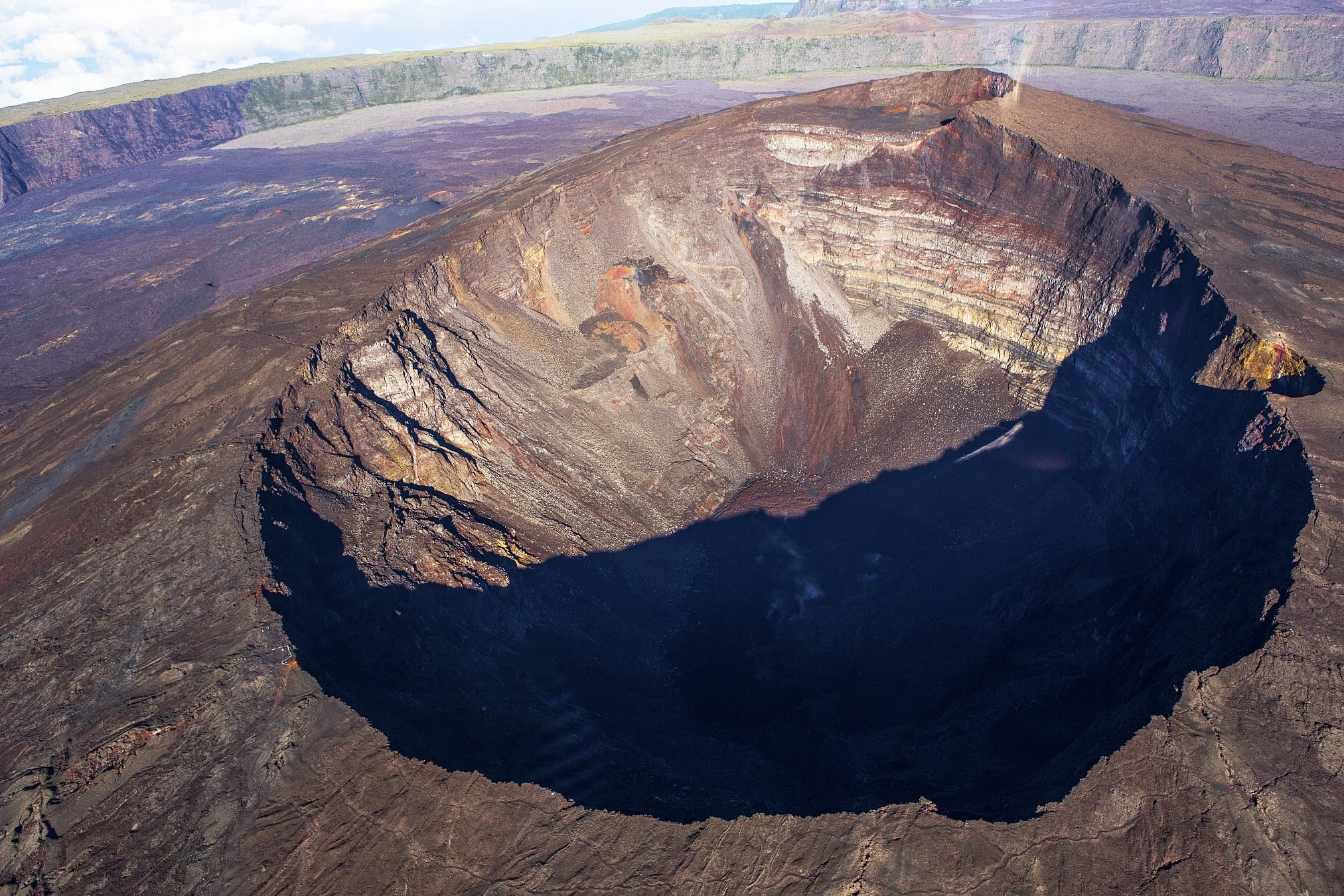 Volcan de la Réunion. Piton de la Fournaise