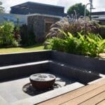 Brazero Bassin Plat Jardin tropical